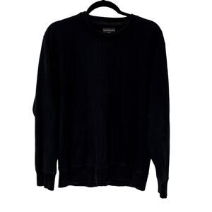 Goodlife Mens Black Sweatshirt Crew Neck L Basic Minimalist Casual